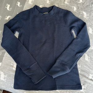 Fatherly long sleeve waffle shirt